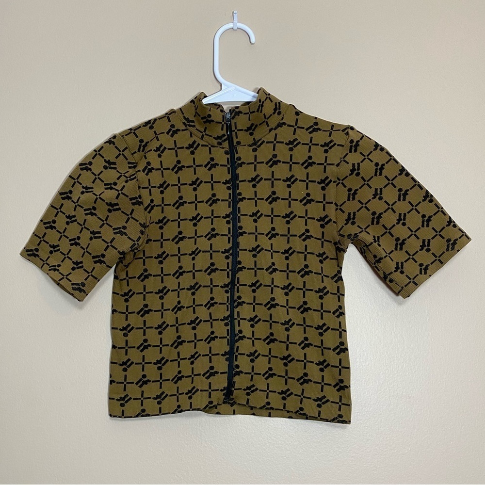 IETS FRANS x URBAN OUTFITTERS OUT FROM UNDER Womens Size Small Monogram Crop Top